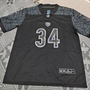 Chicago Bears #34 Walter Payton Nike Camo Football Jersey